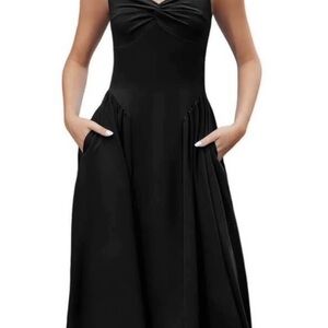 Elegant Black Women's Dress